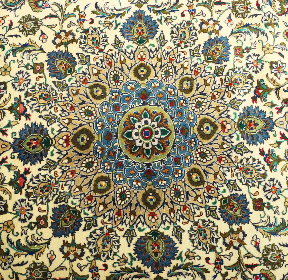 3x2M Fine Pistachio Kashmar Rug - Image 3
