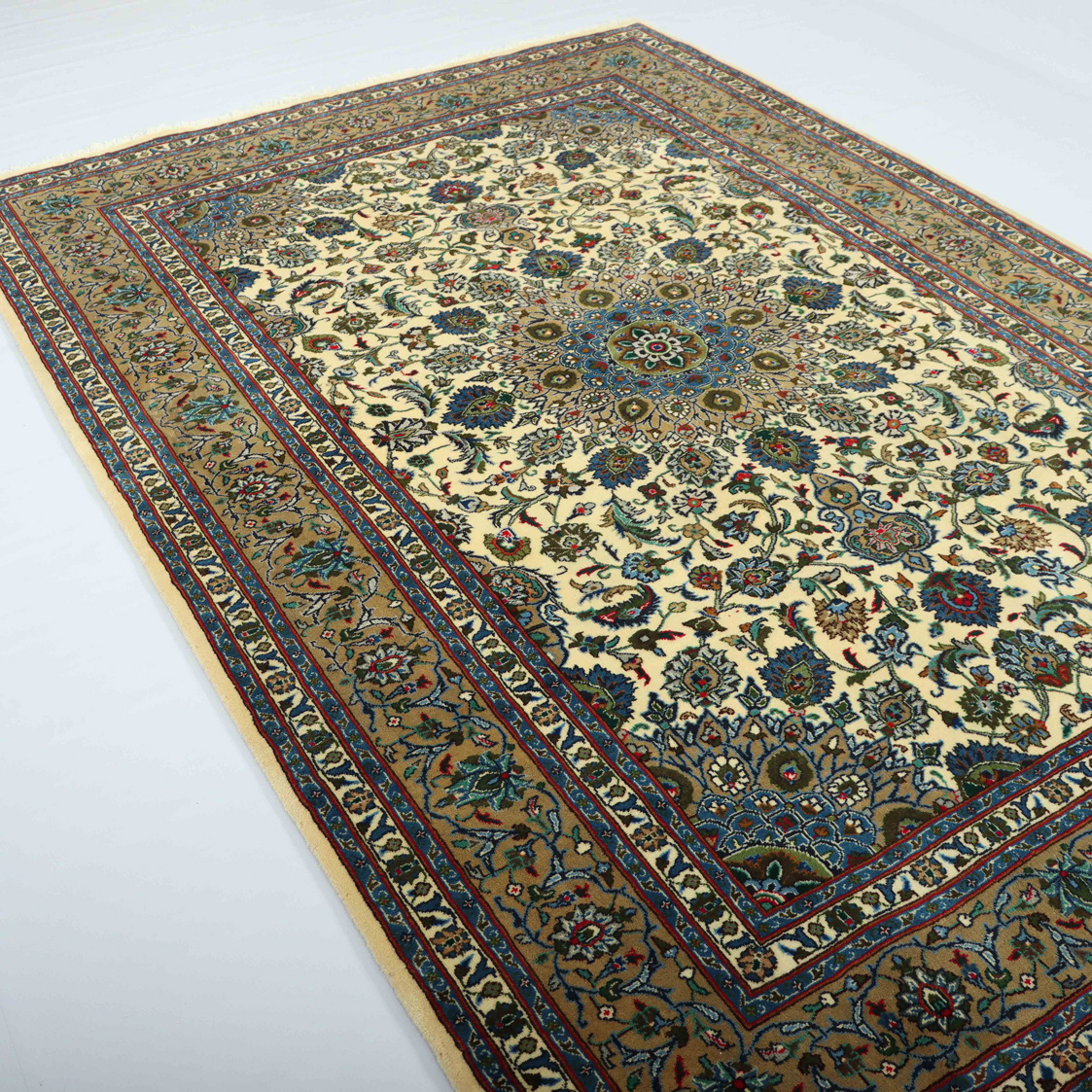3x2M Fine Pistachio Kashmar Rug - Image 4