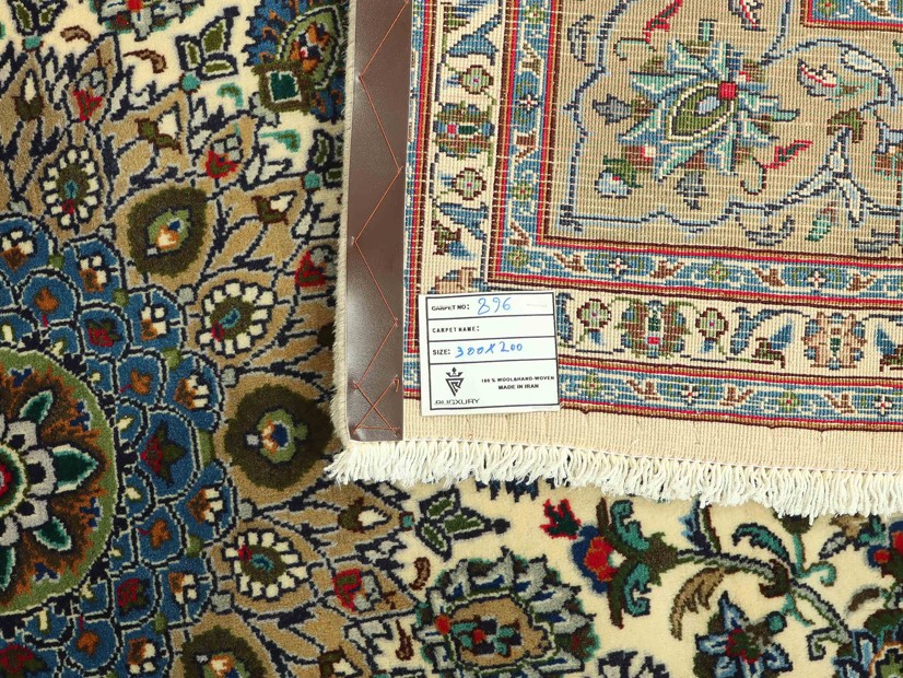 3x2M Fine Pistachio Kashmar Rug - Image 6