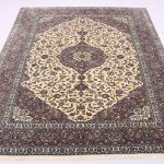 3.3×2.5M Pistachio Tone Persian Kashan Rug