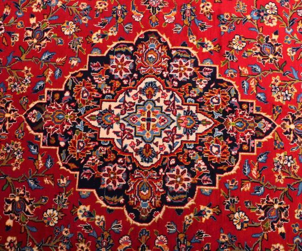 3.1×2.2M Signed Royal Persian Kashan Rug