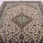 3.4×2.4M Pistachio Persian Kashan Rug