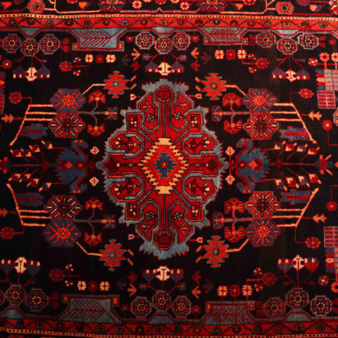 2.9x1.7M Vintage Tribal Nahavand Rug (Old Rug)