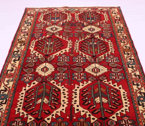 3×1.5M Old & Vintage Bakhtiari Persian Rug