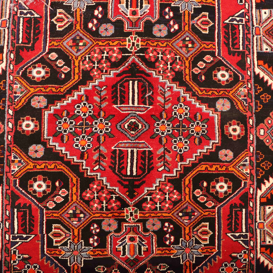 1.6x1.1M Antique Persian Saveh Rug - Image 5