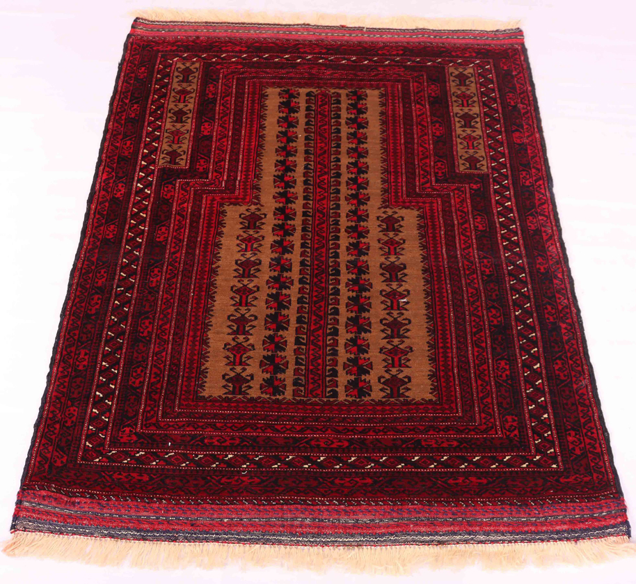 Antique Prayer Rug (Balouchi) 60years Old - Image 3