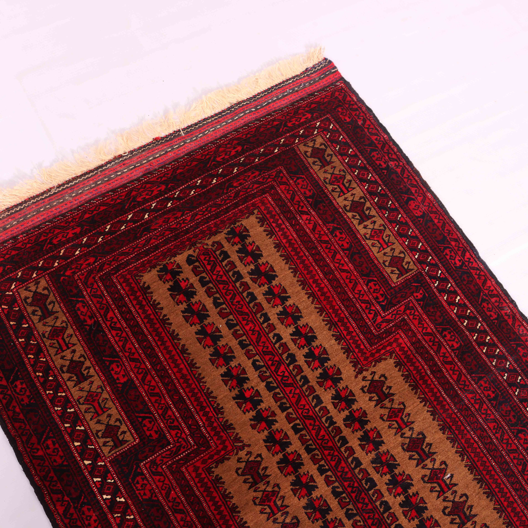 Antique Prayer Rug (Balouchi) 60years Old - Image 7