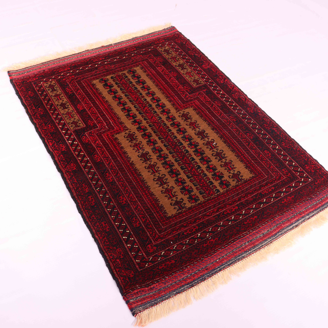 Antique Prayer Rug (Balouchi) 60years Old - Image 2