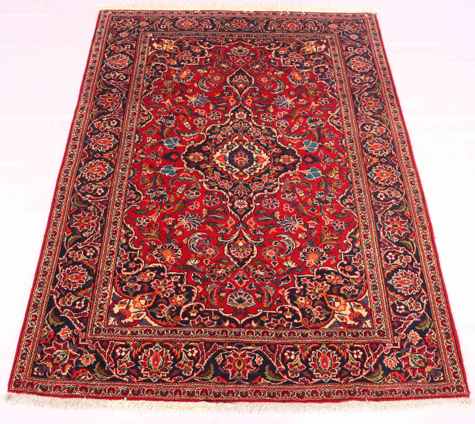 1.6x1.1M Antique Persian Kashan Rug - Image 2