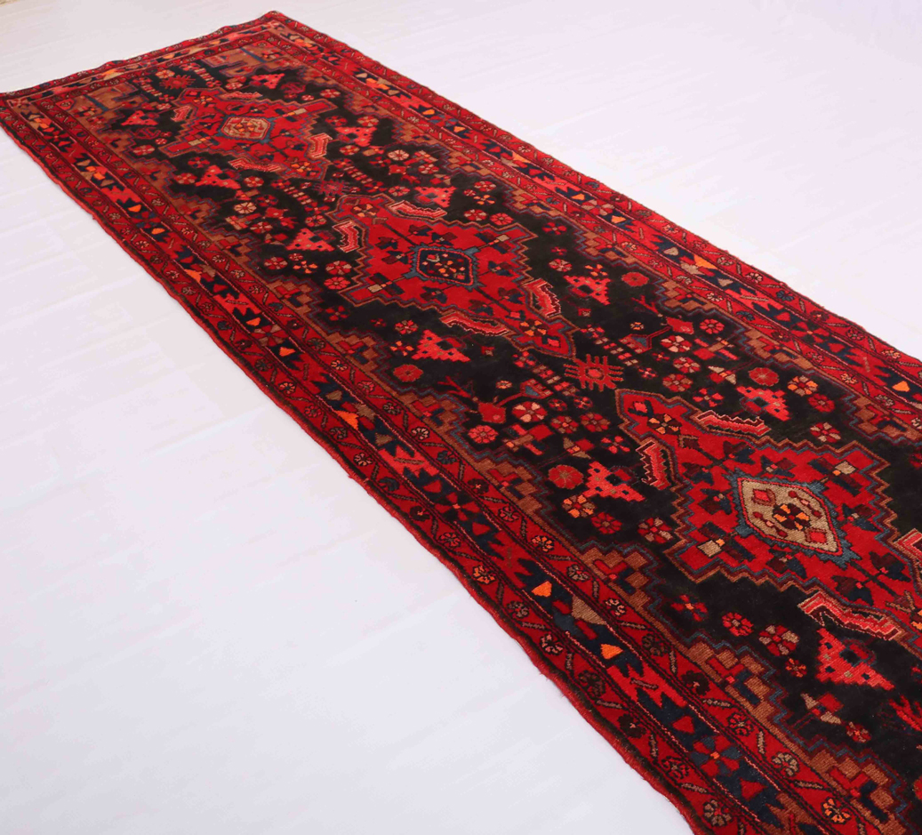 5.2M Tribal Nahavand Persian Runner - Image 4