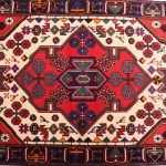 1.4×0.9M Tribal Persian Saveh Rug