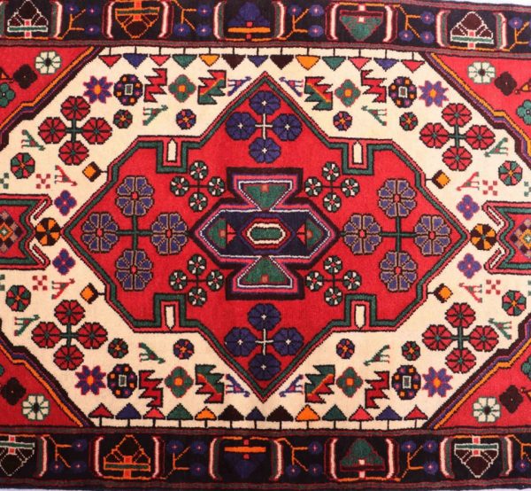 1.4×0.9M Tribal Persian Saveh Rug