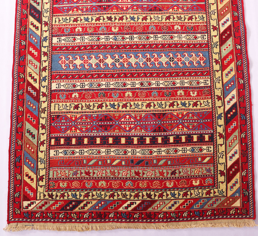 1.5x1.1M Persian Sumak Kilim Rug - Image 5