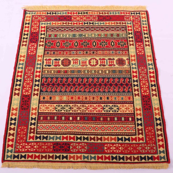 1×0.8M Persian Sumak Kilim Rug