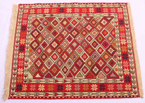 1×0.8M Persian Sumak Kilim Rug