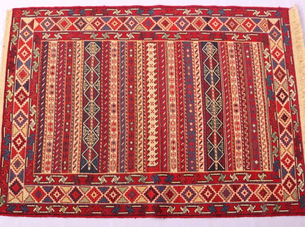 1.4x1M Persian Sumak Kilim Rug