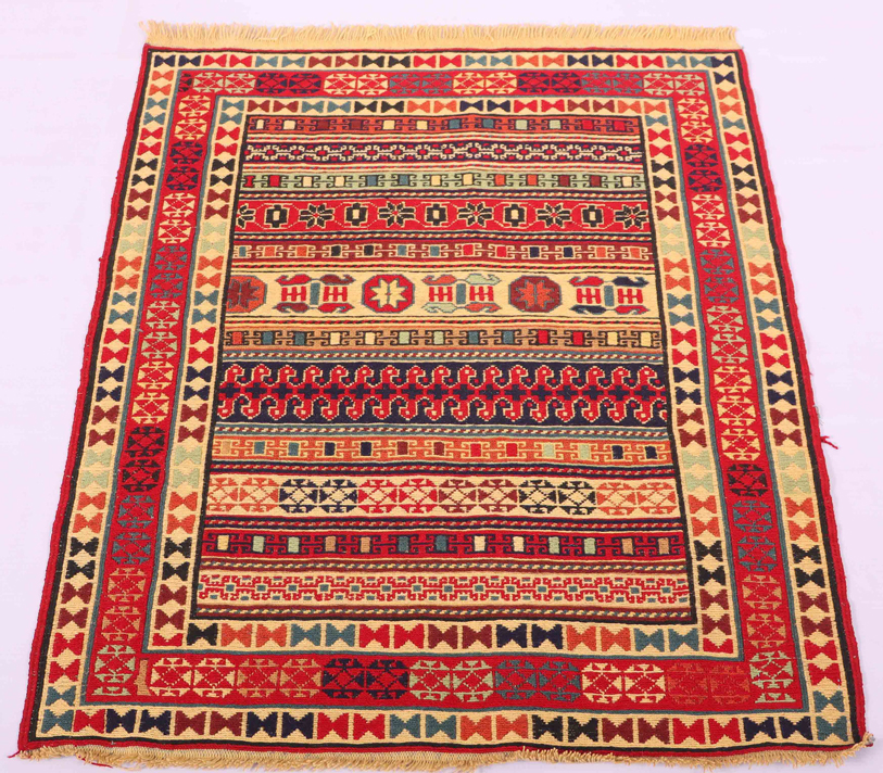 1x0.8M Persian Sumak Kilim Rug - Image 2