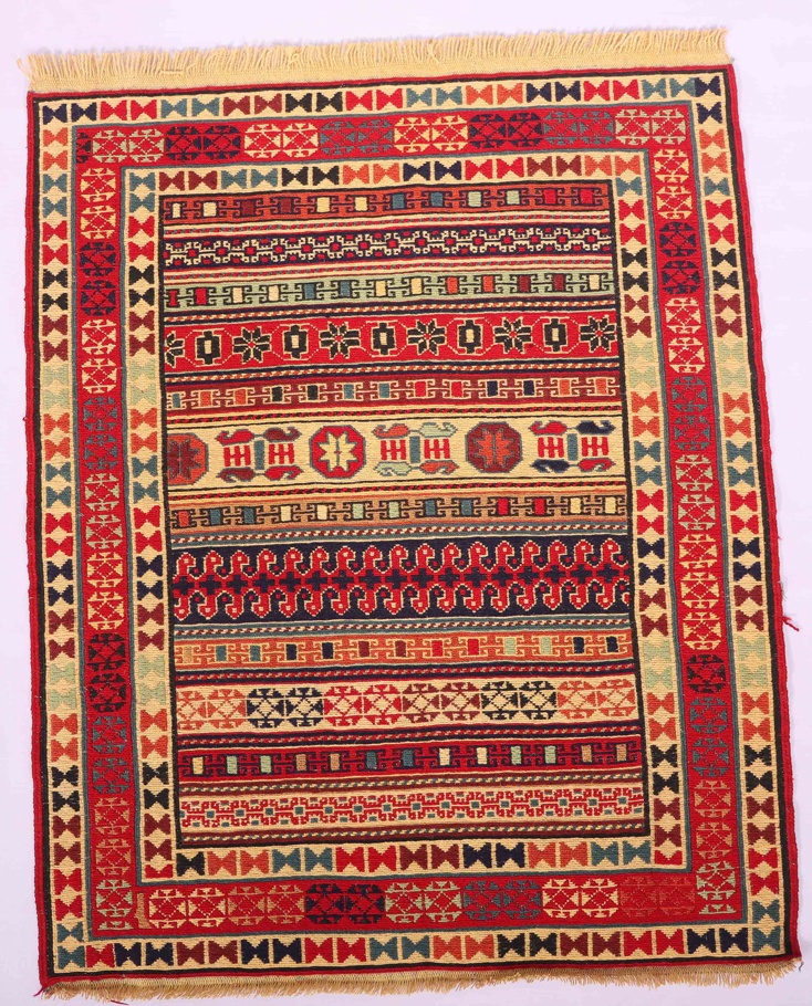 1x0.8M Persian Sumak Kilim Rug - Image 3