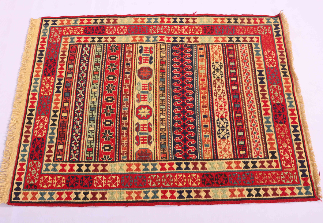 1x0.8M Persian Sumak Kilim Rug - Image 5