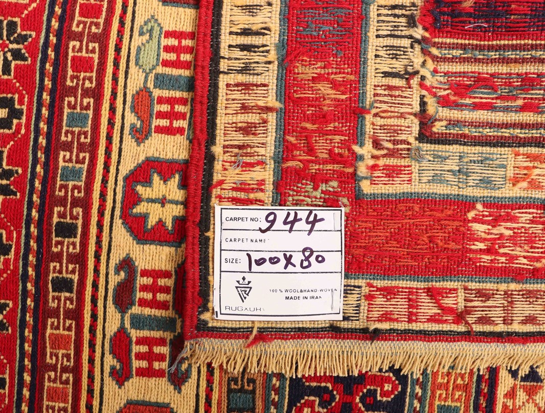 1x0.8M Persian Sumak Kilim Rug - Image 8