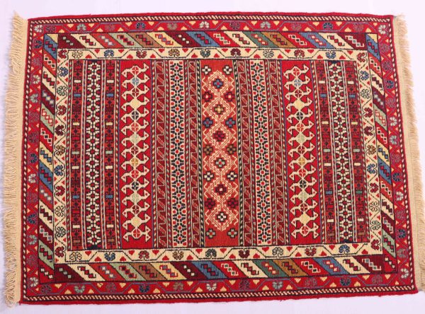 1×0.8M Persian Sumak Kilim Rug