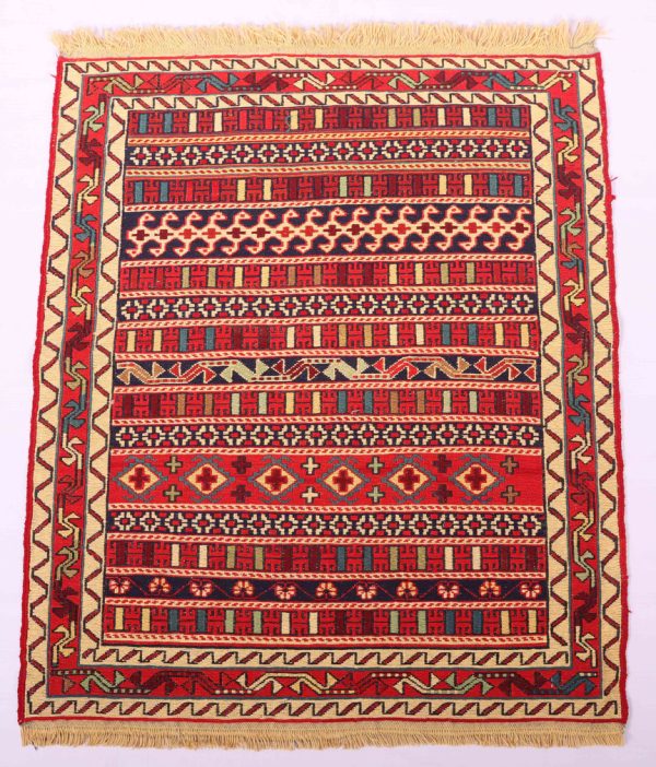 1×0.9M Persian Sumak Kilim Rug