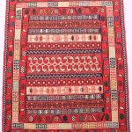 1×0.8M Persian Sumak Kilim Rug