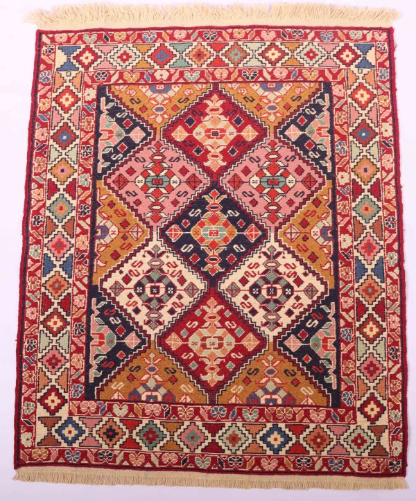 1×0.8M Persian Sumak Kilim Rug