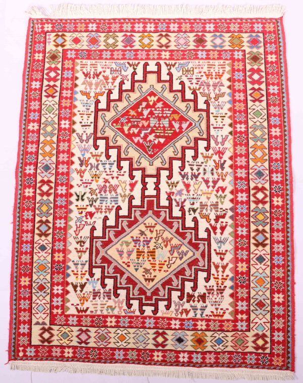 1×0.8M Persian Sumak Kilim Rug