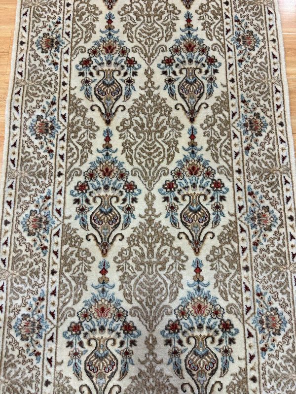 3m Masterpiece Handmade Wool and Silk Indian Runner