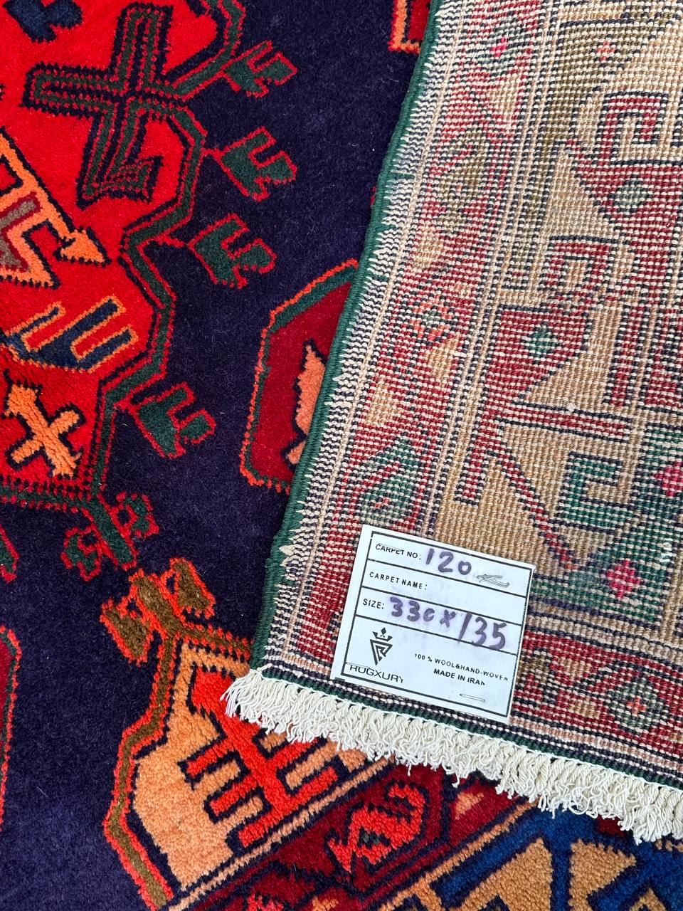 3.3 M Ardebil Persian Runner Rug - Image 10