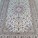 3x2M Beige Persian Kashan Rug