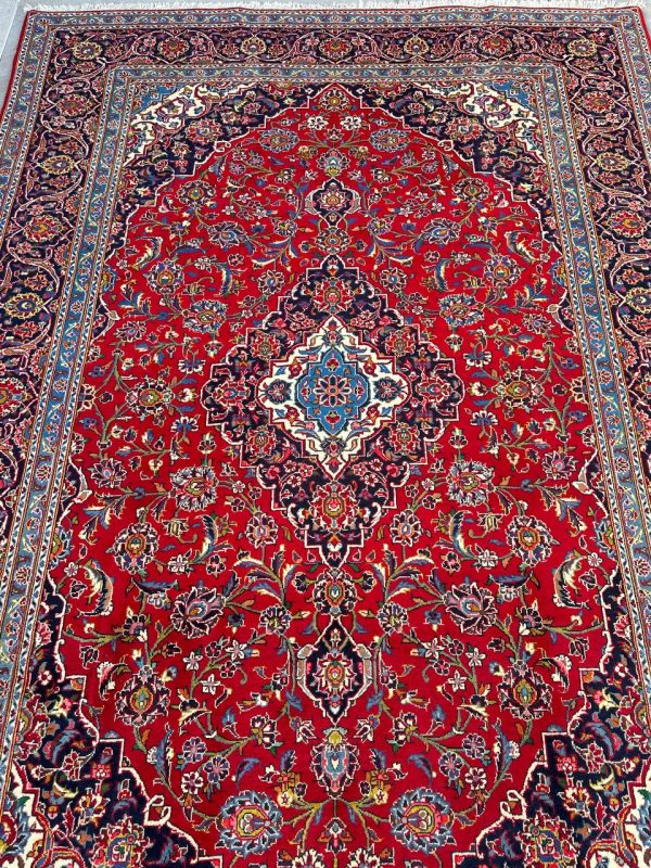3.2×2.1M Royal Traditional Persian Kashan Rug