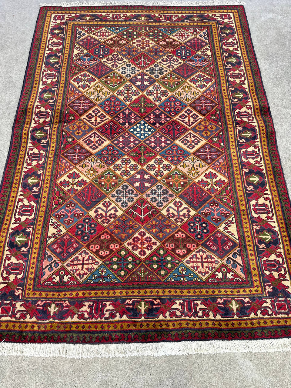 2x1.4M Persian Joshaghan Rug - Image 2