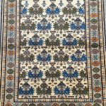 1.4x1M Antique Turkoman Persian Rug