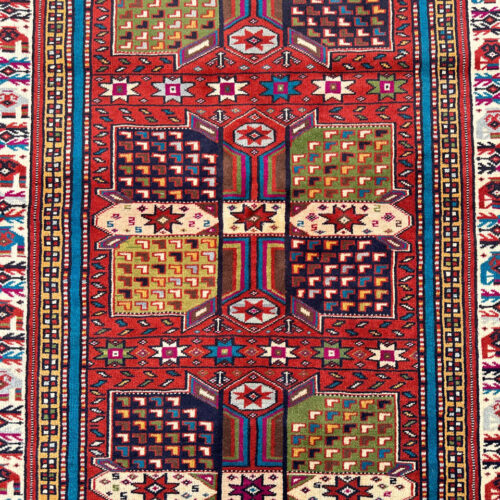 1.9x1.3M Antique Turkoman Persian Rug