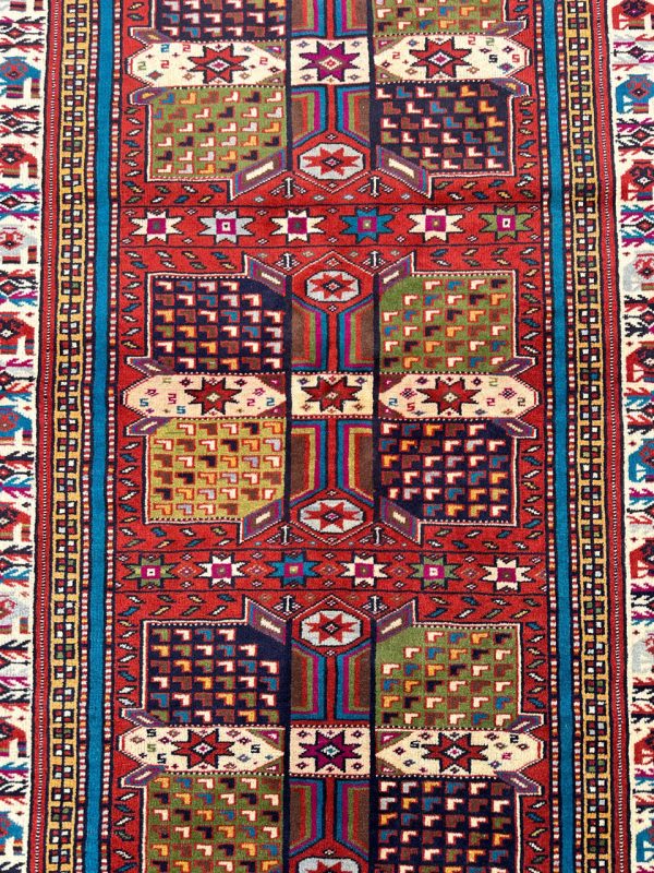 1.9×1.3M Antique Turkoman Persian Rug