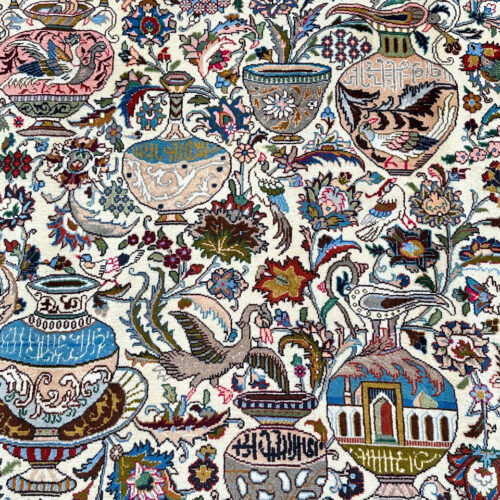 masterpiece Persian kashmar rug