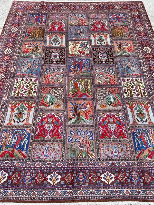 4x3M Garden Design Kashmar Persian Rug