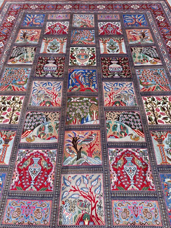 4x3M Garden Design Kashmar Persian Rug