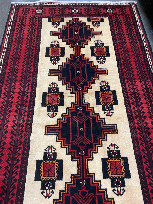Discounted 2x1M Persian Balouchi Nomadic Rug