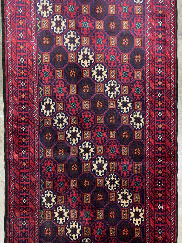 1.7×0.9M Persian Balouchi Nomadic Rug