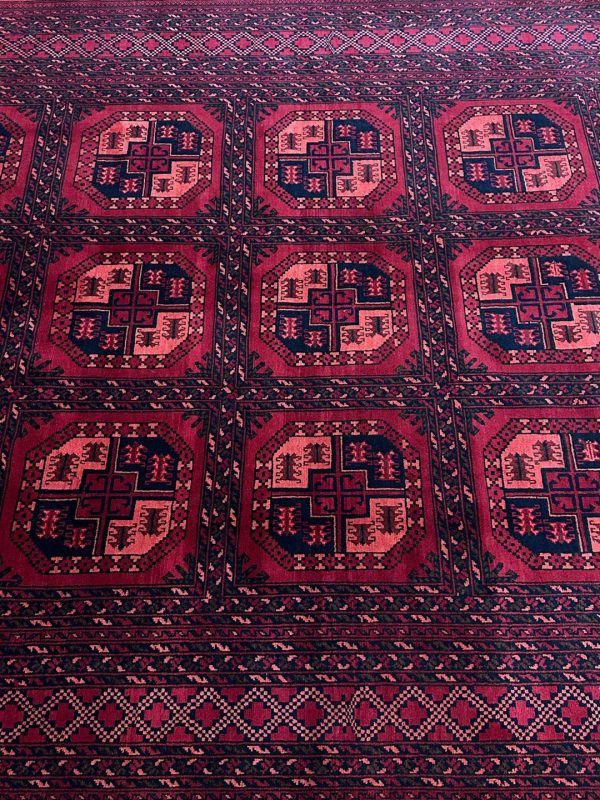 3.17 x 2.18M Antique Afghan Ersari Rug
