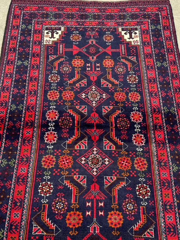 1.8x1M Persian Balouchi Nomadic Rug
