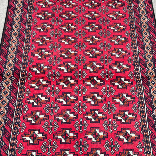1.9x1M Persian Balouchi Nomadic Rug