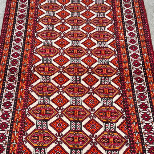 2x1M Persian Balouchi Nomadic Rug