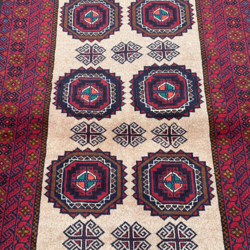 1.7x1M Persian Balouchi Nomadic Rug