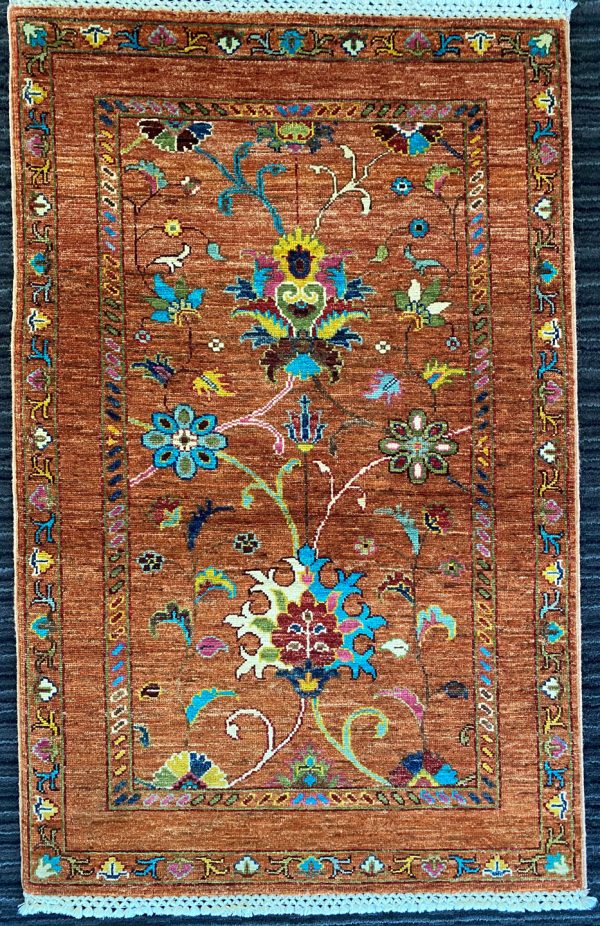 1.3 X 0.8 M Super Kazak Afghani Rug