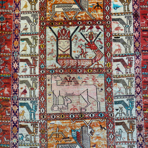 Antique Persian Sumak Kilim