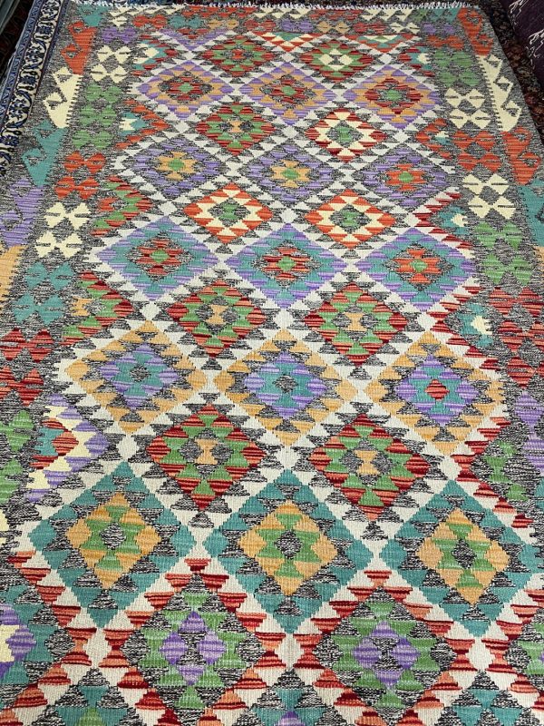 2.5×1.6 M Boho Maymana Afghan Kilim